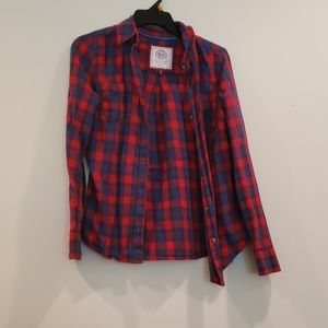 Red and blue plaid shirt